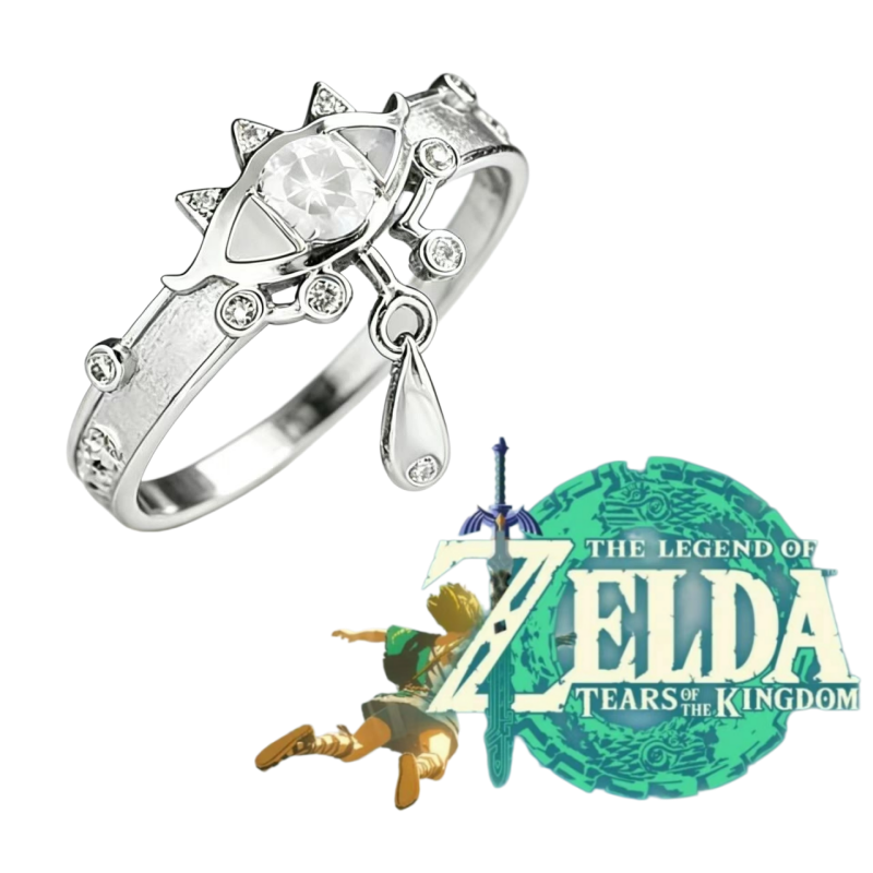Resin Art Zelda - Legenda Zeldy 2D Pierścienie Modne Akcesoria