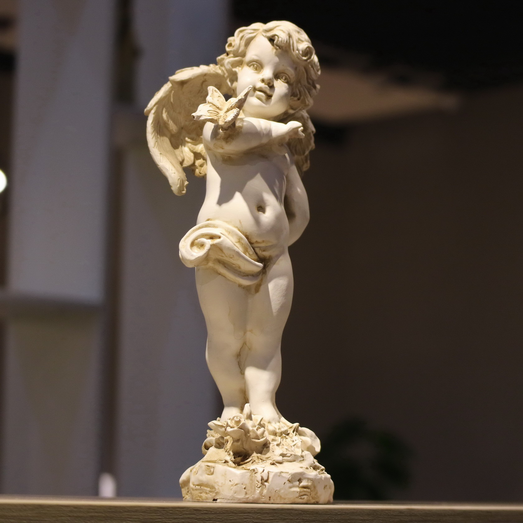 Retro Figurka Anioła z Żywicy  – Resin Art Gift For Wedding recenzja i cena