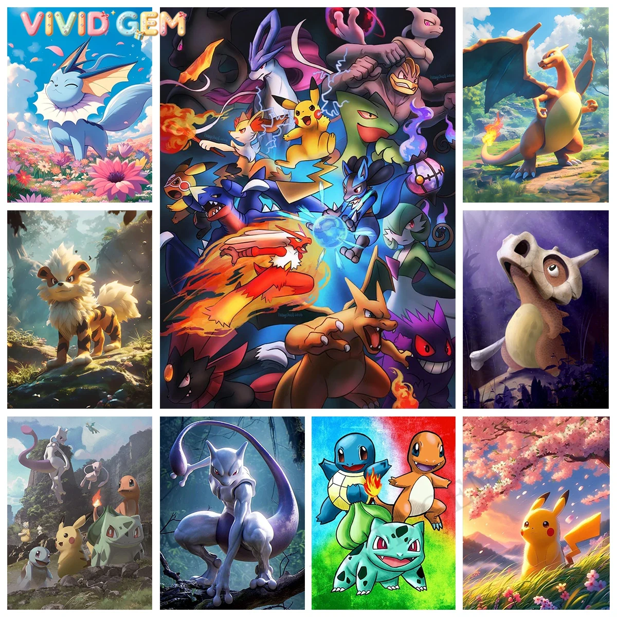 VIVID GEM Nowy Pokemon DIY Dia – Resin Art For Kids recenzja i cena