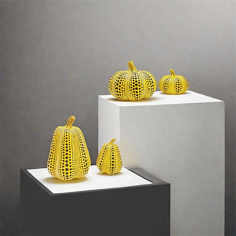 Żółta Dynia Żywiczna Statuetka – Resin Art Gift For Wedding recenzja i cena