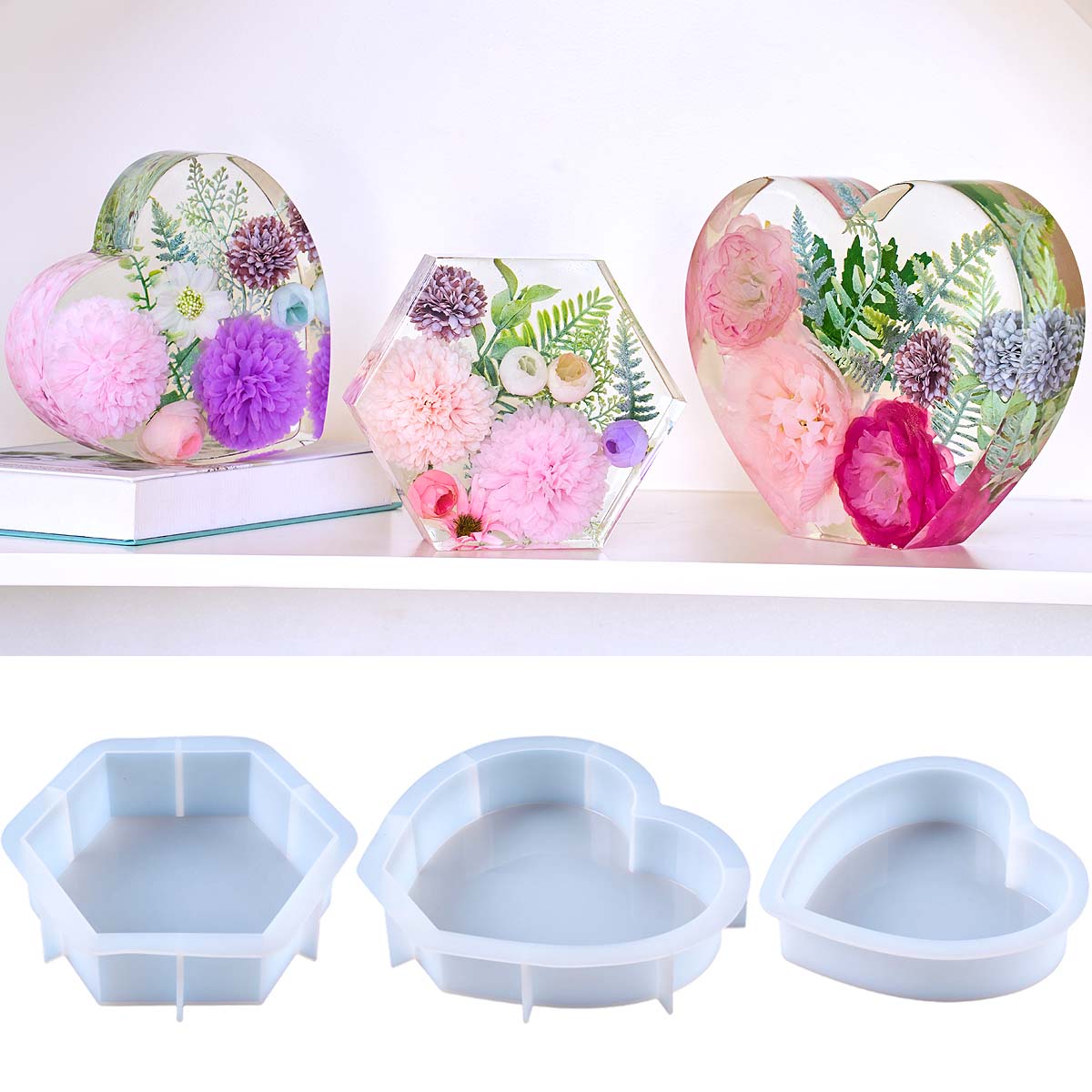 Forma silikonowa do odlewania  – Resin Art Heart recenzja i cena
