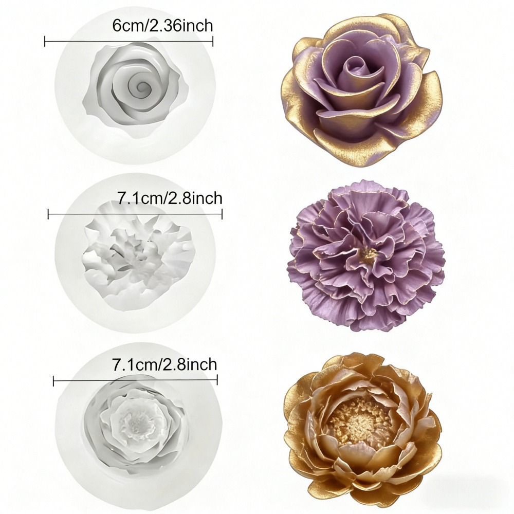 3-częściowe silikonowe formy d – Resin Art Gift For Wedding recenzja i cena