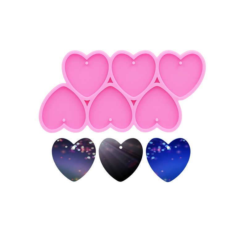 GJ-226 błyszczący kształt serc – Resin Art Heart recenzja i cena